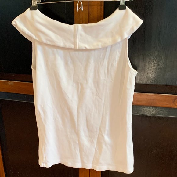 Women's Rafaella White off the shoulder top - Small - Picture 3 of 3